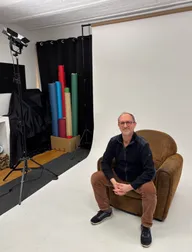 Matthieu Ferry lors de l'interview dans les studios de Santé Mentale France
