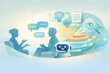 Illustration : un thérapeute en séance assisté par une IA qui analyse les échanges